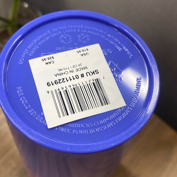 Starbucks 2021 water color wave venti tumbler. New! - Picture 4 of 4